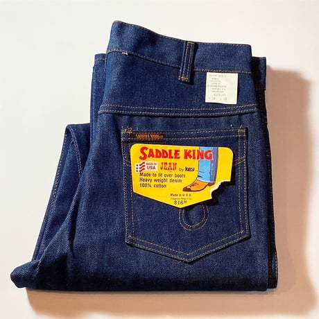 1970's〜 SADDLE KING Denim Pants Deadstock