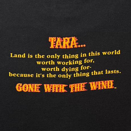 1990's STANLEY DESANTIS Gone With The Wind Printed Tee
