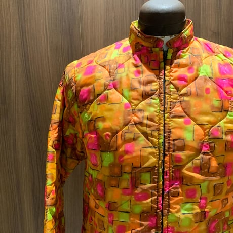 1970's Red Head Quilting Jacket