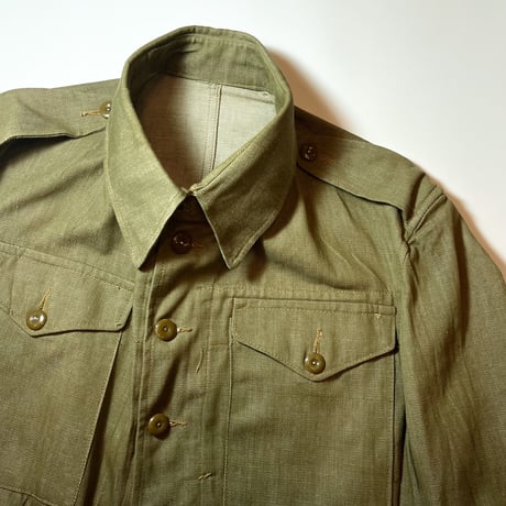 1940's British Army Green Denim Jacket Deadstock