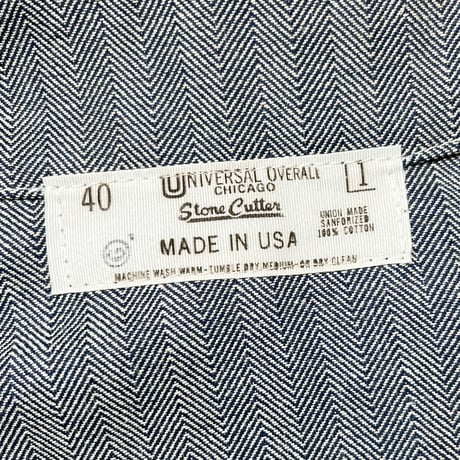 1980's UNIVERSAL OVERALL Herringbone Coverall Deadstock