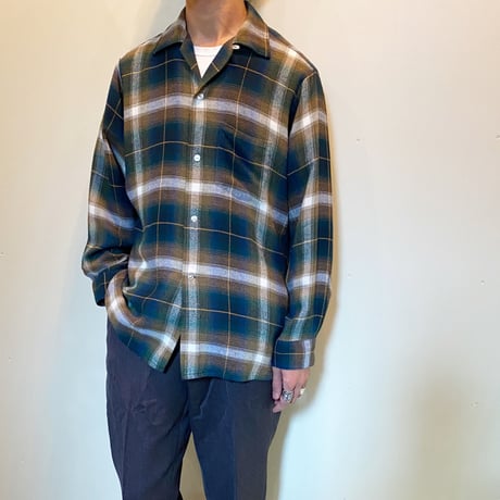 1960's ARROW Rayon L/S Shirt