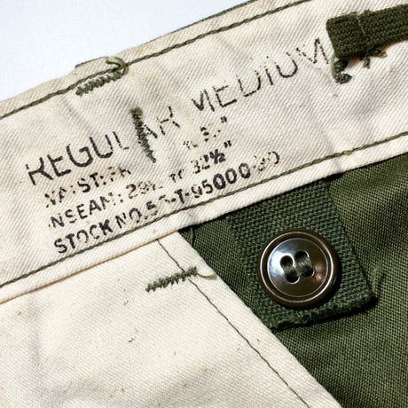 1950's US.ARMY M-51 Field Trousers Deadstock