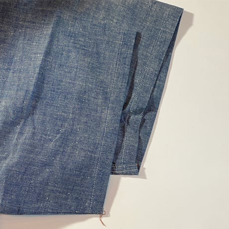 1950〜60's DOUBLE RINGER Chambray S/S Shirt Deadstock