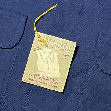 1950's DONEGAL Rayon L/S Shirt Deadstock