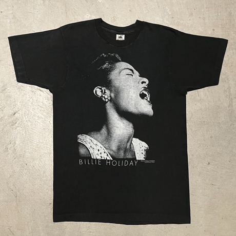 1990's FRUIT OF THE LOOM BILLIE HOLIDAY Printed Tee