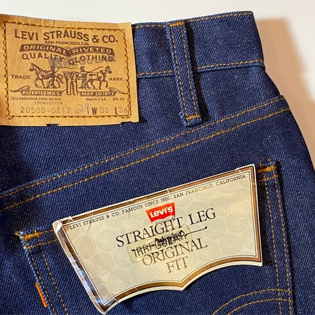 1980's Levi's 505 Denim Pants Deadstock