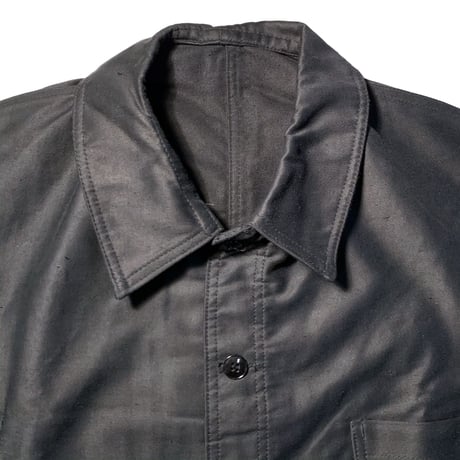 1940〜50's Le Mont-Blanc Black Moleskin Jacket Deadstock
