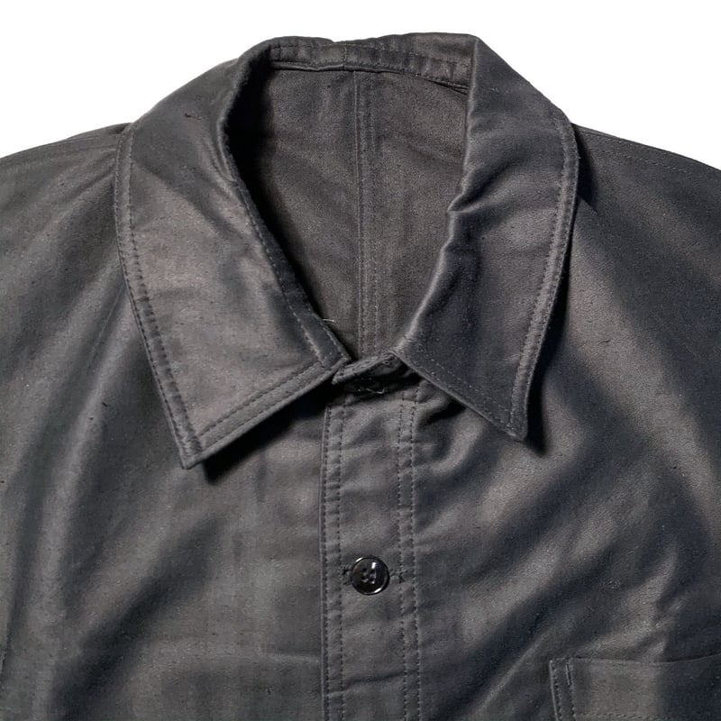 1940〜50's Le Mont-Blanc Black Moleskin Jacket D