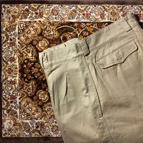 1950〜60's French Army M-52 Chino Trousers Deadstock