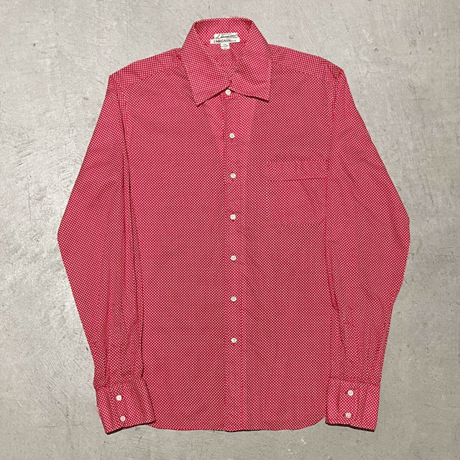 1960's I.MAGNIN&CO. Dots L/S Shirt