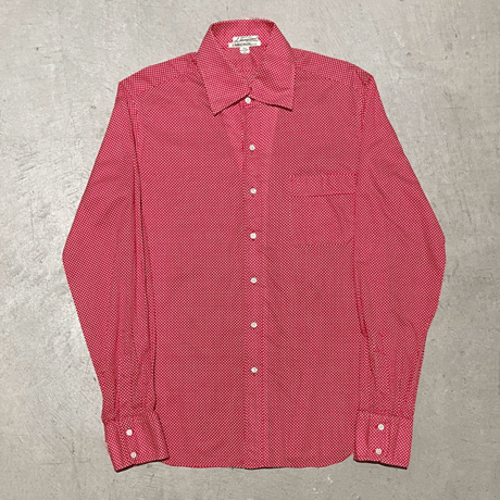 1960's I.MAGNIN&CO. Dots L/S Shirt