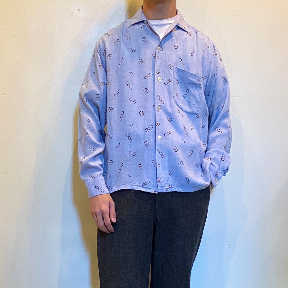 1950's〜 Sandy Mac Donald Rayon L/S Shirt | Unwave