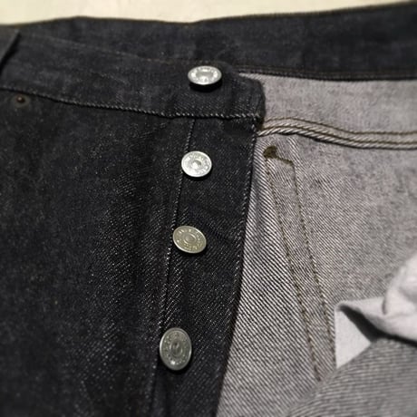 1990's Levi's 701 Black Denim Pants