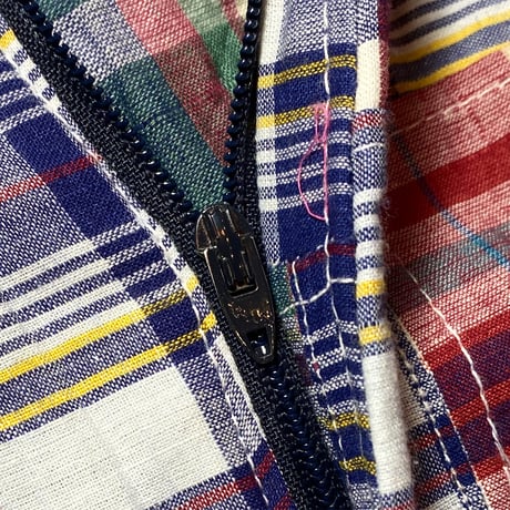 1970's〜 Unknown Indian Madras Patchwork Short Pants Deadstock