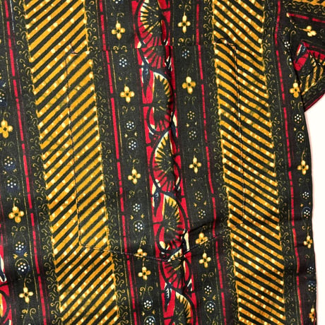 1960's DONEGAL Batik S/S Shirt Deadstock