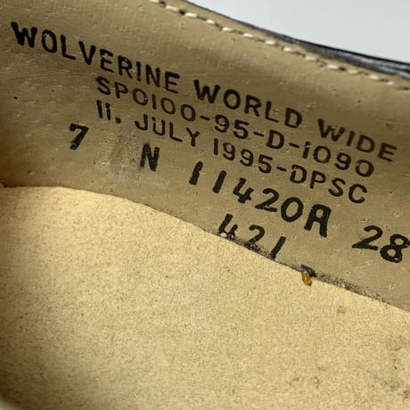 1990's US.NAVY Service Shoes Deadstock