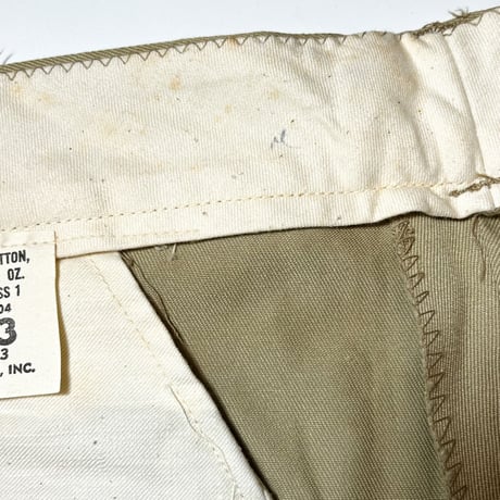 1970's US.ARMY Chino Trousers Deadstock
