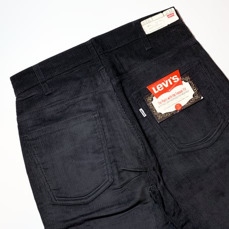 1960's〜 Levi's 518 Black Corduroy Pants Deadstock