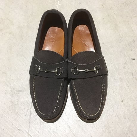 1990〜00's RANCOURT&CO. Blue Suede Bit Loafers