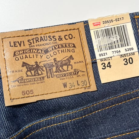 1980's Levi's 505 Denim Pants Deadstock