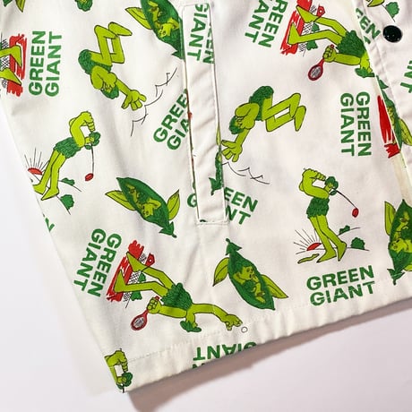 1970's Admiral Sportswear GREEN GIANT Coach Jacket