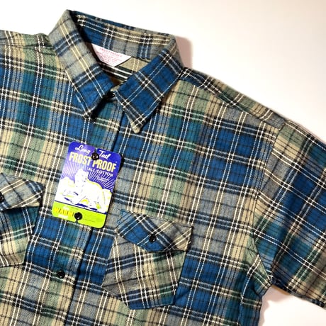 1970's FROSTPROOF Heavy Flannel L/S Shirt Deadstock