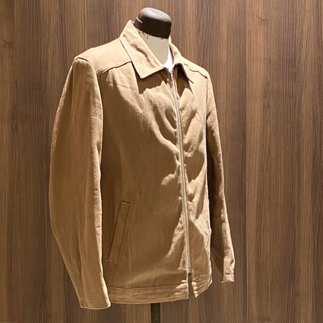 1970's British Brown Denim Prisoner Jacket Deadstock