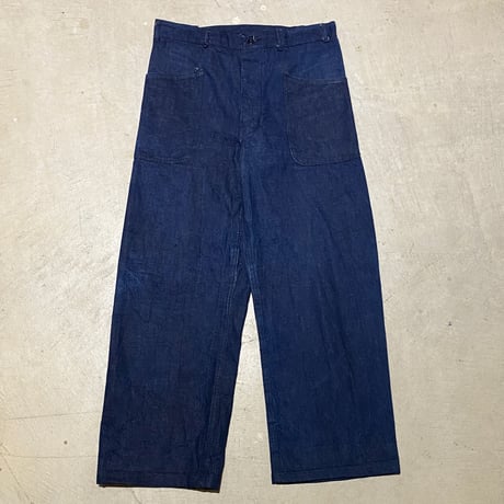 1930〜40's US.NAVY Denim Trousers