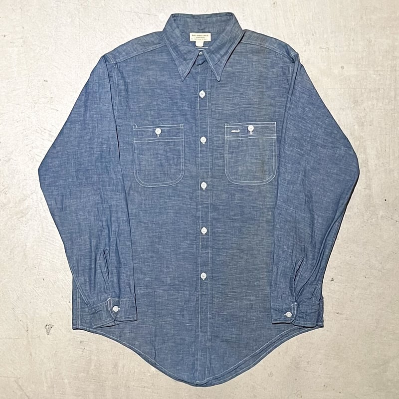 1950's Sears Chambray L/S Shirt | Unwave