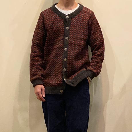 1980's L.L.Bean Bird's-eye Cardigan