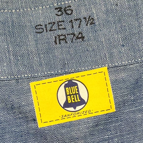 1950's〜 BLUE BELL Chambray L/S Shirt Deadstock