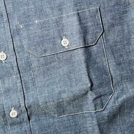 1970's DEE CEE Chambray L/S Shirt Deadstock