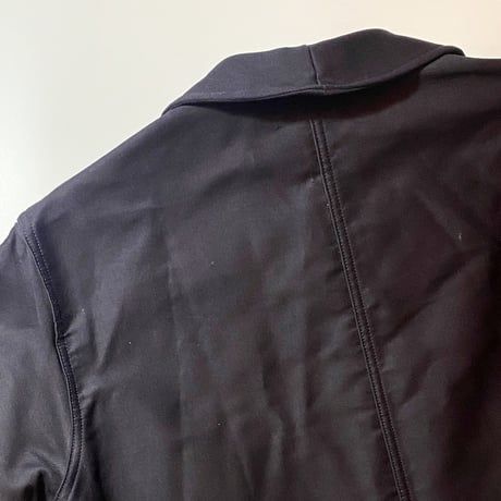 1960's LIVRADOR Black Moleskin Jacket Deadstock