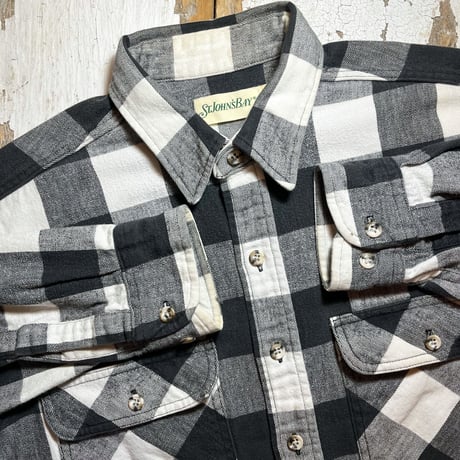 1980〜90's ST JOHN'S BAY Heavy Flannel L/S Shirt