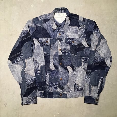 1970's The King-Size Co. Patchwork Printed Jacket