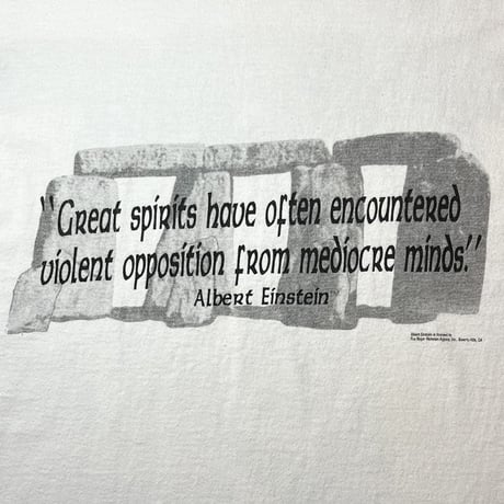 1990's ANDAZIA Albert Einstein Printed Tee