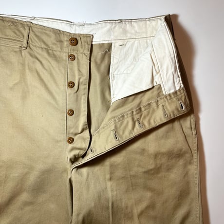 1940〜50's US.ARMY M-45 Chino Trousers
