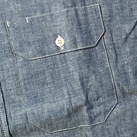 1970's DEE CEE Chambray L/S Shirt Deadstock