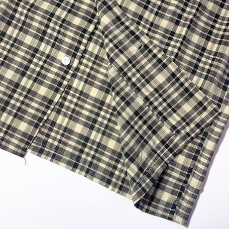 1960's Joni Jiffani Cotton&Linen S/S Shirt Deadstock