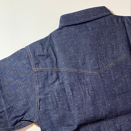 1950〜60's Roebucks Denim Western L/S Shirt Deadstock