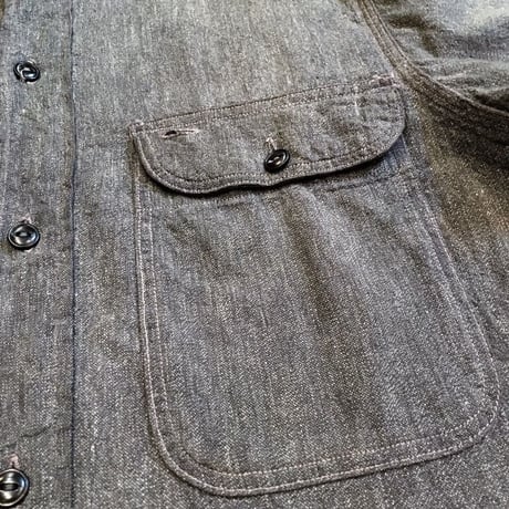 1950's BIG MAC Black Chambray L/S Shirt