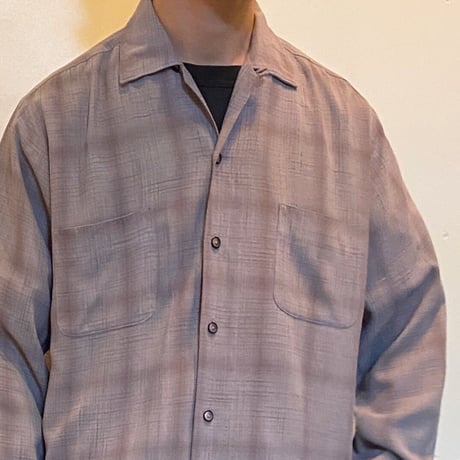 1960's Da Vinci Rayon L/S Shirt