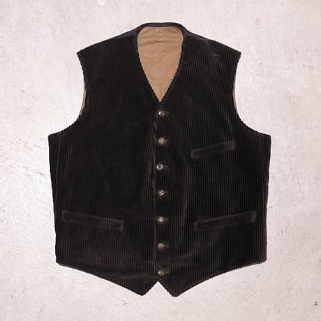 1940's French Unknown Corduroy Hunting Vest