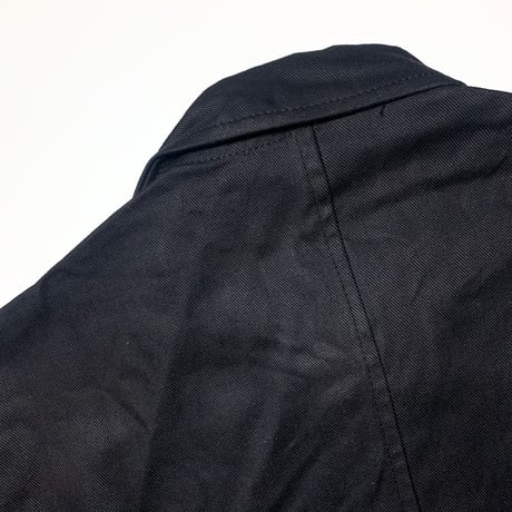 1960's ATLAS Black Cotton Twill Jacket Deadstock
