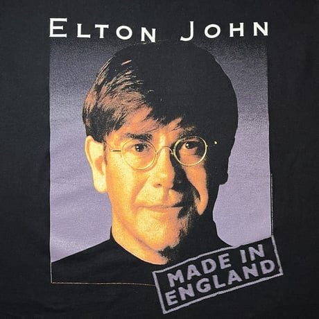 1990's GEM ELTON JOHN Printed Tee