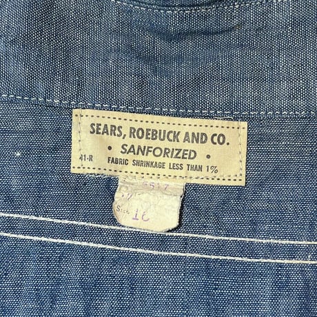 1950's Sears Chambray L/S Shirt