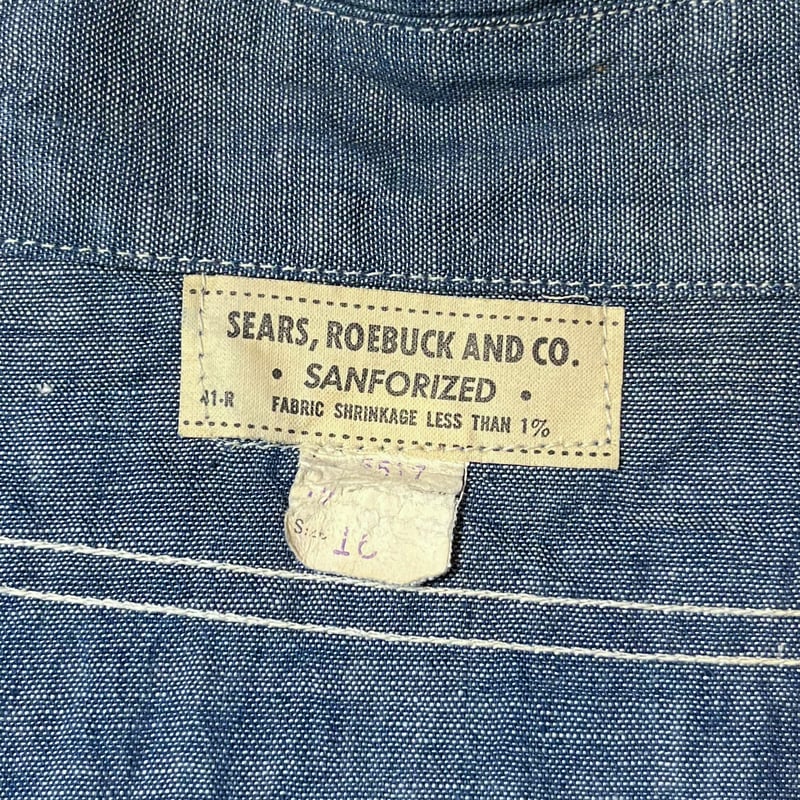 50s sears premiere シャツジャケット　ロカビリー 50s sears premiere シャツジャケット ロカビリー - メルカリ