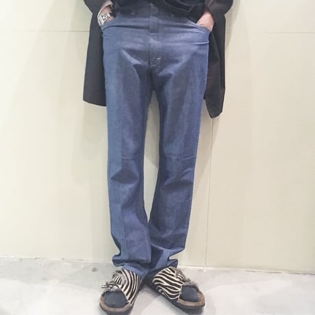 1980's Unknown Chambray Tapered Pants