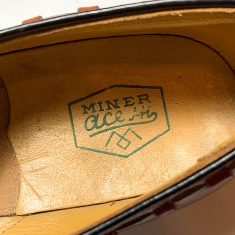 1950's〜 MINER Leather Shoes Deadstock